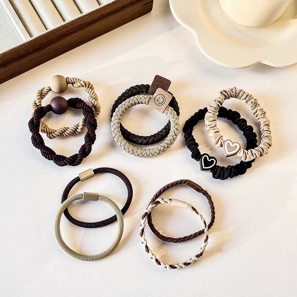 Hair Band Hair Accessories Hair Rope Hair Tie For Girls Highgrade Temperament Simple Cloth Handmade High Elasticity