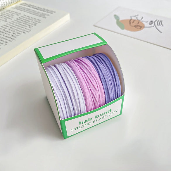 Hair Band Hair Rope Cloth Handmade High Elasticity Geometric Headwear