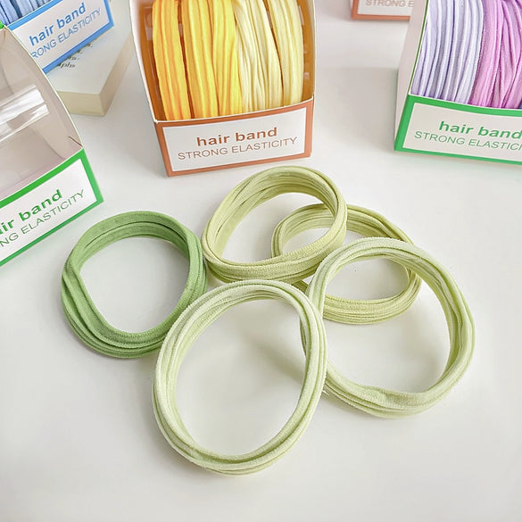 Hair Band Hair Rope Cloth Handmade High Elasticity Geometric Headwear