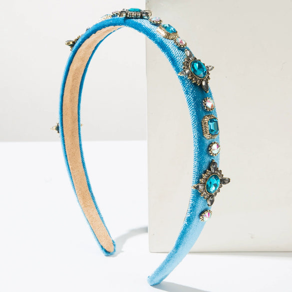 Hair Band Rhinestone Geometric Baroque Style Women's Hair Accessories