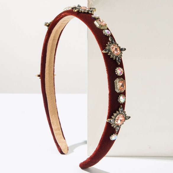 Hair Band Rhinestone Geometric Baroque Style Women's Hair Accessories