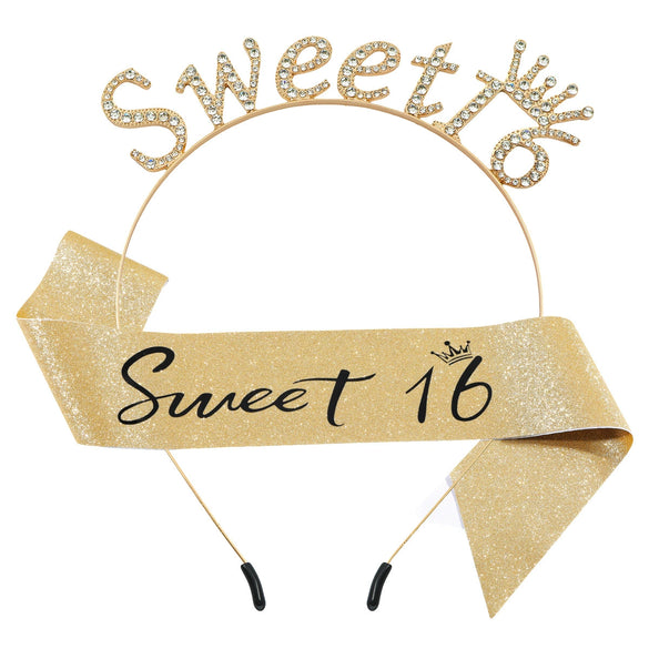 Hair Band Shoulder Strap Crystal Letter Crown Glitter Cloth Zinc Alloy Semimanual And Semimechanical
