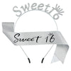 Hair Band Shoulder Strap Crystal Letter Crown Glitter Cloth Zinc Alloy Semimanual And Semimechanical