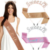 Hair Band Shoulder Strap Crystal Letter Crown Glitter Cloth Zinc Alloy Semimanual And Semimechanical