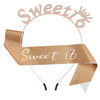 Hair Band Shoulder Strap Crystal Letter Crown Glitter Cloth Zinc Alloy Semimanual And Semimechanical
