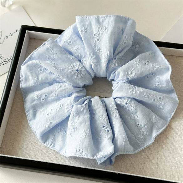 Hair Circle Headwear Fabric Hollowout Seiko Design
