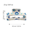 Hair Clamp Pvc Handmade Geometric Style For Women