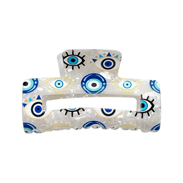 Hair Clamp Pvc Handmade Geometric Style For Women