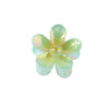 Hair Claw Clips Ps Material Colorful Flower Style Baking Paint Women's Hair Accessories