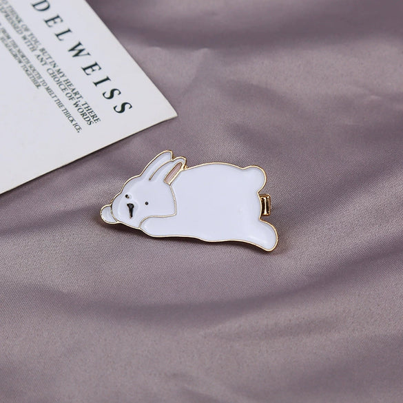 Hair Clip Accessories Set Alloy Rubber Band Duckbill Clip With Animal Design Electroplated For Women