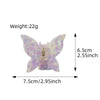 Hair Clip Acetic Acid Plate Butterfly Handmade Women's Natural Style Jewelry Accessories