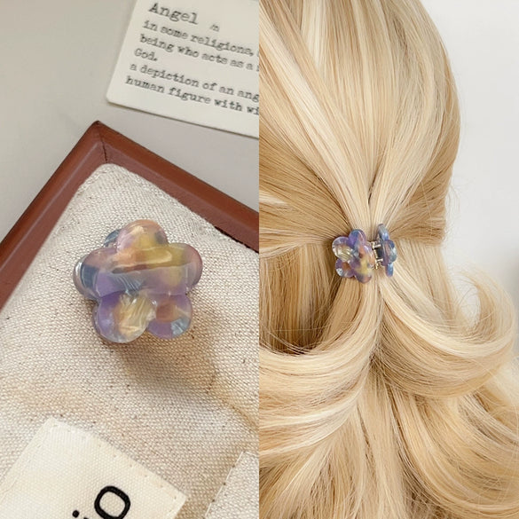 Hair Clip Acetic Acid Sweet Cute Plant Flowers Handmade Women's Hair Accessories