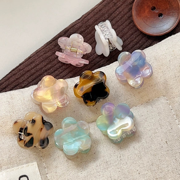 Hair Clip Acetic Acid Sweet Cute Plant Flowers Handmade Women's Hair Accessories