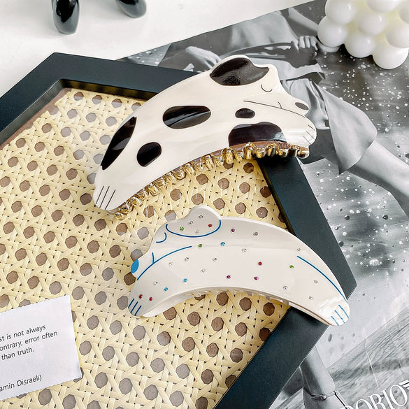 Hair Clip Acrylic Handmade Puppy Spots Lovely Style For Girls