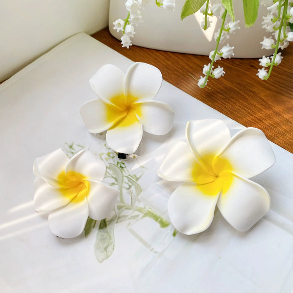 Hair Clip Bubble Material Plant Flower Style Handmade