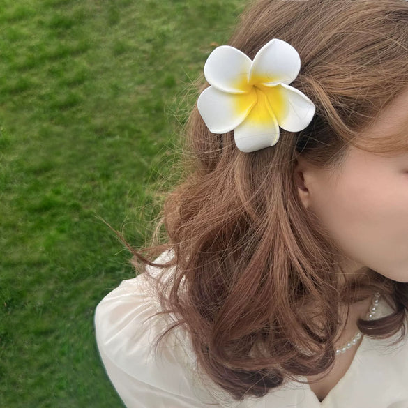 Hair Clip Bubble Material Plant Flower Style Handmade