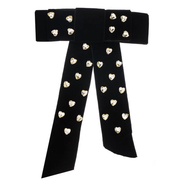 Hair Clip Cloth Double Bow Diamond Fashion Lady Hair Accessories