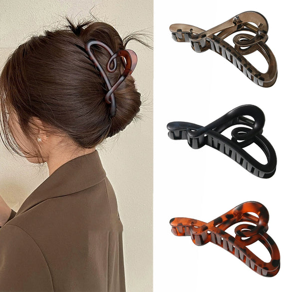 Hair Clip Fashion Highend Sense Frosted Love Letter Ps Baking Varnish Women's Hair Accessories