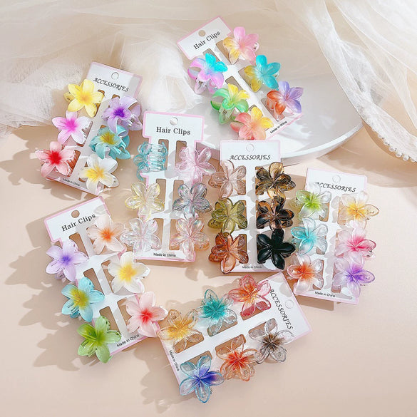 Hair Clip Flower Baking Paint Highend Women's Hair Accessories