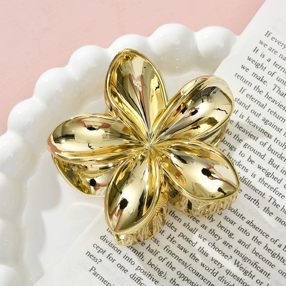Hair Clip Frangipani Handmade Retro Style Women's Hair Accessories