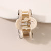 Hair Clip Gradient Geometric Painted Women's Style