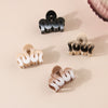 Hair Clip Gradient Geometric Painted Women's Style