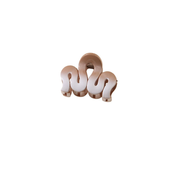 Hair Clip Gradient Geometric Painted Women's Style
