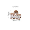 Hair Clip Gradient Geometric Painted Women's Style