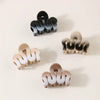 Hair Clip Gradient Geometric Painted Women's Style