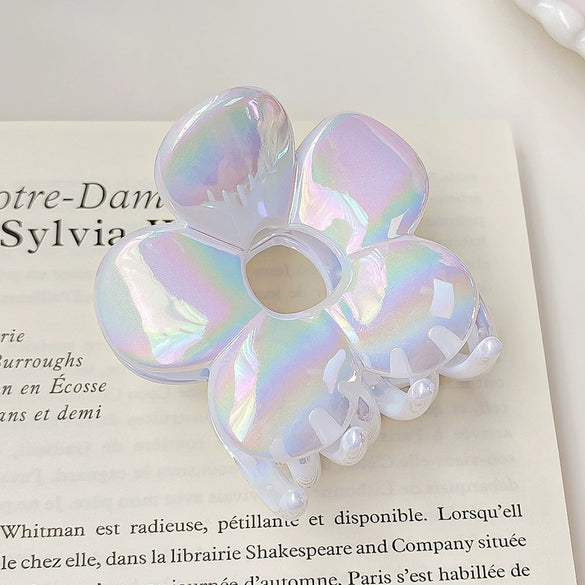 Hair Clip Pearlescent Mermaid Fantasy Shark Shape Handmade Women's Hair Accessories