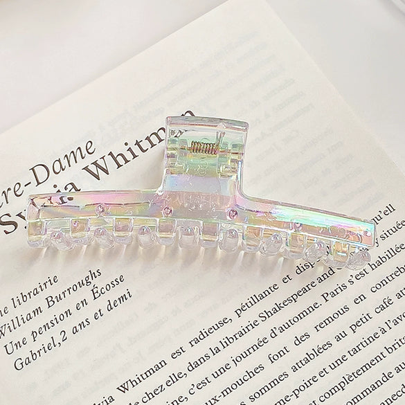 Hair Clip Pearlescent Mermaid Fantasy Shark Shape Handmade Women's Hair Accessories