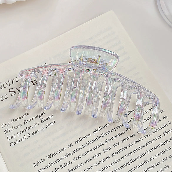 Hair Clip Pearlescent Mermaid Fantasy Shark Shape Handmade Women's Hair Accessories