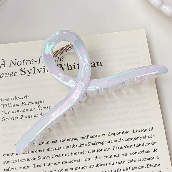 Hair Clip Pearlescent Mermaid Fantasy Shark Shape Handmade Women's Hair Accessories