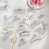 Hair Clip Pearlescent Mermaid Fantasy Shark Shape Handmade Women's Hair Accessories