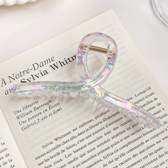 Hair Clip Pearlescent Mermaid Fantasy Shark Shape Handmade Women's Hair Accessories