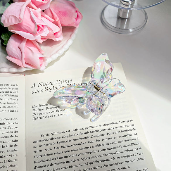 Hair Clip Pearlescent Mermaid Fantasy Shark Shape Handmade Women's Hair Accessories