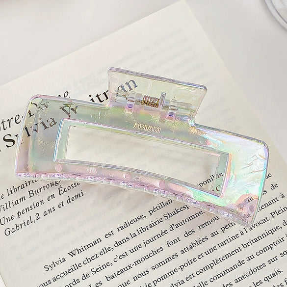 Hair Clip Pearlescent Mermaid Fantasy Shark Shape Handmade Women's Hair Accessories
