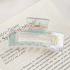 Hair Clip Pearlescent Mermaid Fantasy Shark Shape Handmade Women's Hair Accessories