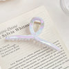 Hair Clip Pearlescent Mermaid Fantasy Shark Shape Handmade Women's Hair Accessories