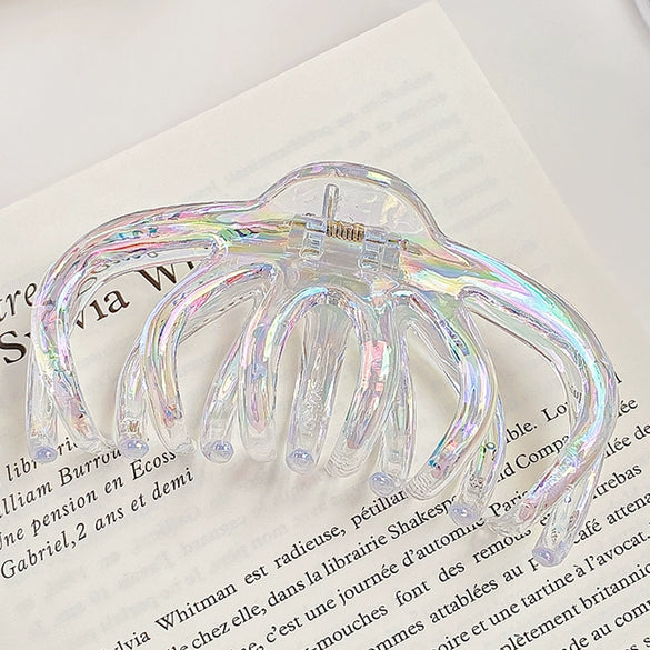 Hair Clip Pearlescent Mermaid Fantasy Shark Shape Handmade Women's Hair Accessories