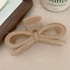 Hair Clip Plastic Resin Baking Paint Bow Disc Shape Women's Hair Accessories