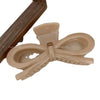 Hair Clip Plastic Resin Baking Paint Bow Disc Shape Women's Hair Accessories