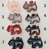 Hair Clip Plastic Resin Dripping Oil Design For Dog And Women