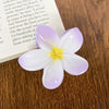 Hair Clip Plastic Resin Egg Flower Handmade