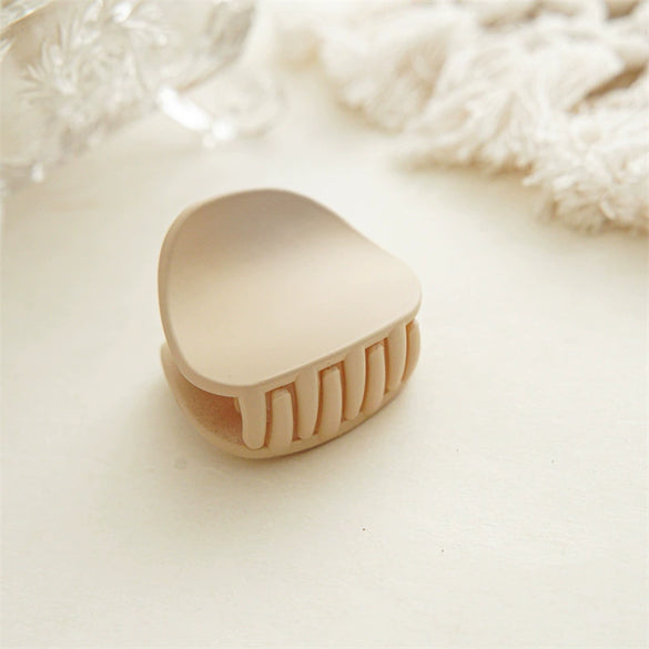 Hair Clip Plastic Resin Frosted Morandi Style Pure Handmade