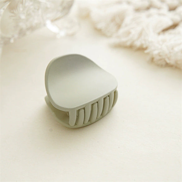 Hair Clip Plastic Resin Frosted Morandi Style Pure Handmade