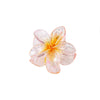 Hair Clip Plastic Resin Glitter Egg Flower Shape Baking Paint Women's