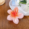 Hair Clip Plastic Resin Handmade Egg Flower Style For Women