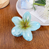 Hair Clip Plastic Resin Handmade Egg Flower Style For Women