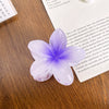 Hair Clip Plastic Resin Handmade Egg Flower Style For Women